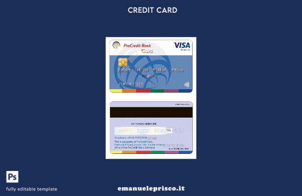 stile verificato Modello Germania ProCredit Bank Visa Business